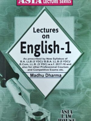 Lectures on English-I | Dr. Rega Surya Rao | Edition 2023