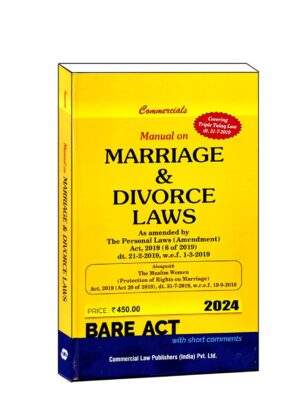 COMMERCIAL'S MARRIGE & DIVORCED LAWS EDITION 2024