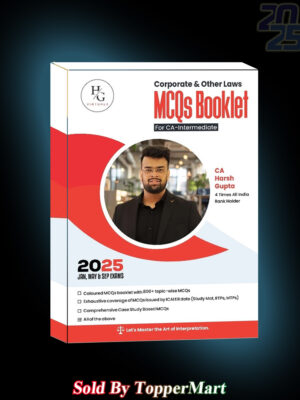 CA Inter MCQ Booklet Corporate & Other Laws By CA Harsh Gupta Applicable for May / September 2025 Exam