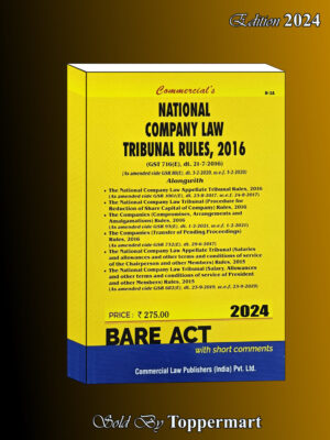COMMERCIAL’S NATIONAL COMPANY LAW TRIBUNAL RULES, 2016  EDITION 2024