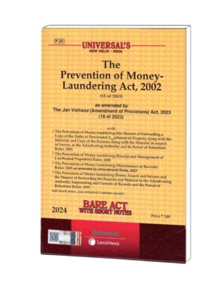 PREVENTION OF MONEY LAUNDERING ACT, 2002 EDITION 2024