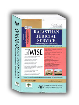 RAJASTHAN JUDICIAL SERVICE EXAMINATION ( CIVIL JUDGE CADRE ) EDITION 2023