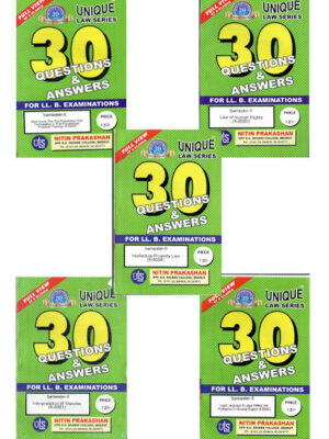 Unique law series 30 Q & A for LLB Examination 6th Semester | INTERPRETATION OF STATUTE (K-6001) | LEGAL LANGUAGE & LEGAL WRITING INCL PROFICIENCY IN GENERAL ENGLISH (K-6002) | LAW OF HUMAN RIGHTS (K-6003) | INTELLECTUAL PROPERTY LAW (K-6004) | MOOT COURT PRE-TRIAL PREPARATION AND PARTICIPATION IN TRIAL PROCEEDINGS (K-6008)