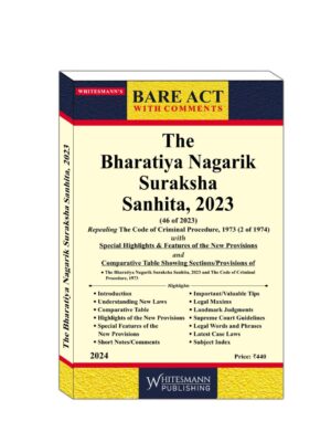 WHITESMANN’S  THE BHARTIYA NAGRIK SURAKSHA SANHITA, 2023 | EDITION 2024