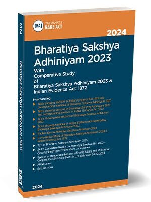 NEW ACT Bharatiya Sakshya Adhiniyam, 2023 EDITION 2024
