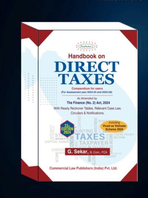 Handbook on DIRECT TAXES As Amended by The Finance (No.2) Act, 2024 EDITION 2024