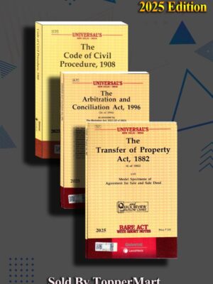 COMBO ACT CIVIL PROCEDURE, TRANSFER OF PROPERTY ACT AND ARBITRATION CONCILIATION ACT BARE ACT EDITION  2025