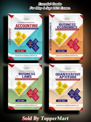 Practical Learning Series Accounting, Business Economics, Quantitative Aptitute, Business Laws CA Foundation New Syllabus | By CA G. Sekar Applicable for May / September 2025 Exam