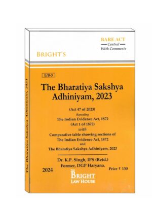 BRIGHT'S BHARTIYA SAKSHYA ADHINIYAM 2023 EDITION 2024