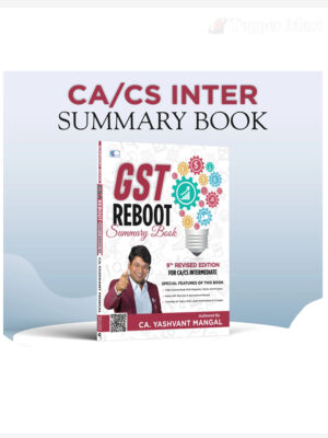 CA Inter GST Reboot Summary Book CA Yashvant Mangal May / Sep 2025 Exam
