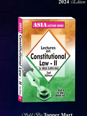Lactures on Constitutional Law-II 2ND Edition 2024