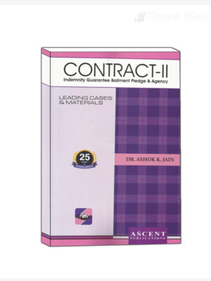 Contract - II by Dr. Ashok K. Jain | Edition Reprint 2025