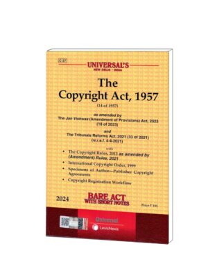 THE COPYRIGHT ACT, 1957 EDITION 2024