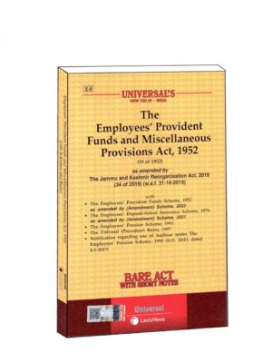 THE EMPLOYEES' PROVIDENT FUNDS AND MISCELLANEOUS PROCISIONS ACT, 1952 EDITION 2024