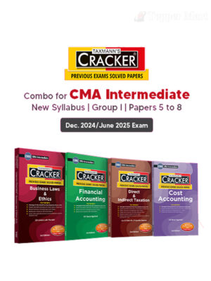Taxmann Combo for CMA Intermediate Cracker Series Module 2 Paper 9 to 12 (OMSM, CAA, FMDA, and MA) New Syllabus Set of 4 Books By Amarendra Kumar, Tarun Agarwal, Leena Lalit Parakh Applicable for December 2024 Exam (Copy)