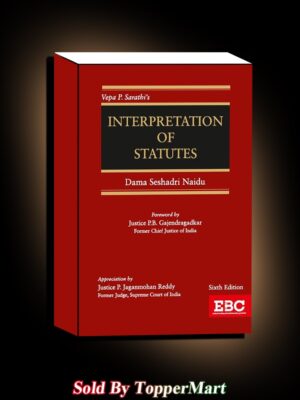 Vepa P. Sarathi's Interpretation of Statutes