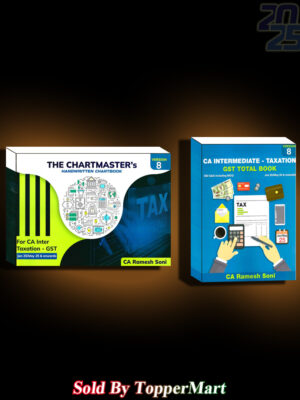 CA Inter Combo GST Chartbook & GST Total Book CA Ramesh Soni May 25 Exam